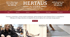 Desktop Screenshot of hertausfloors.com