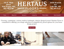 Tablet Screenshot of hertausfloors.com